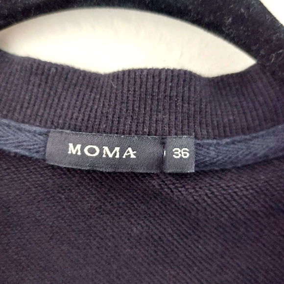 MOMA GOLD EMBROIDERED REINDEER/MOON SWEATSHIRT - Picture 3 of 11